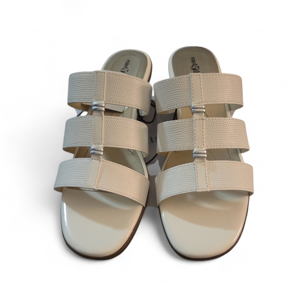 Women's Sz 11MEast 5th Cream Strappy Sandals
